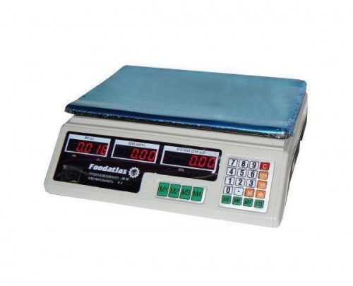 Торговые весы Foodatlas ВТ-40С